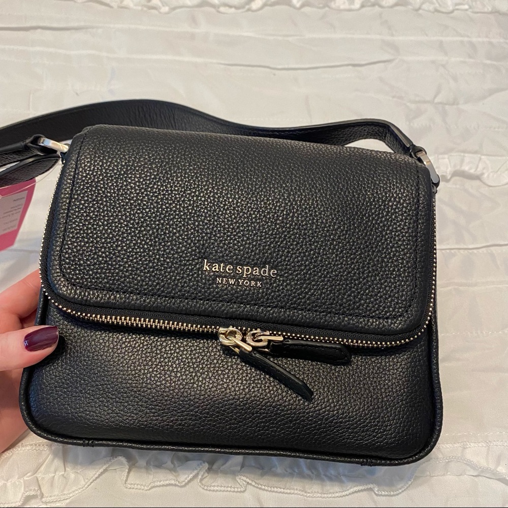 Kate Spade Black Runaround Crossbody